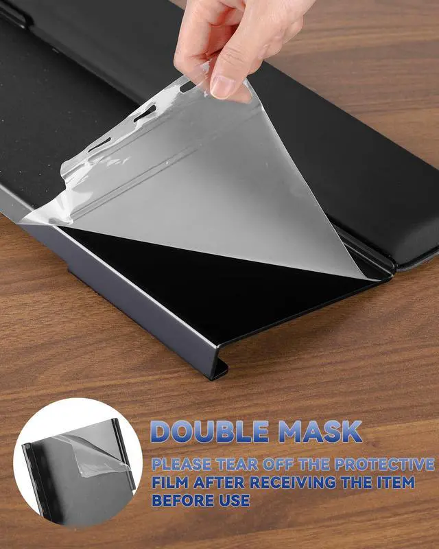 Alt view image 2 of 6 - Computer Keyboard Stand for Desktop, 2-Level Height Adjustment Keyboard Wrist Rest, Non-Slip Key Board Riser Pad for Office, Gaming, and Home Desks