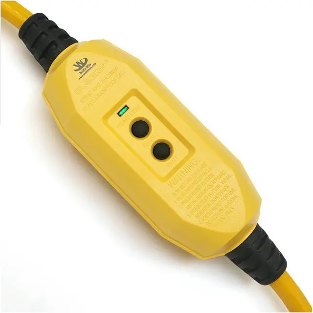 Alt view image 4 of 6 - 15 ft GFCI Extension Cord - Outdoor Extension Cord Waterproof - Heavy Duty Outdoor Extension Cords 15 ft - Watts Wire - 15' Grounded - GFI Cord - extensiones electricas