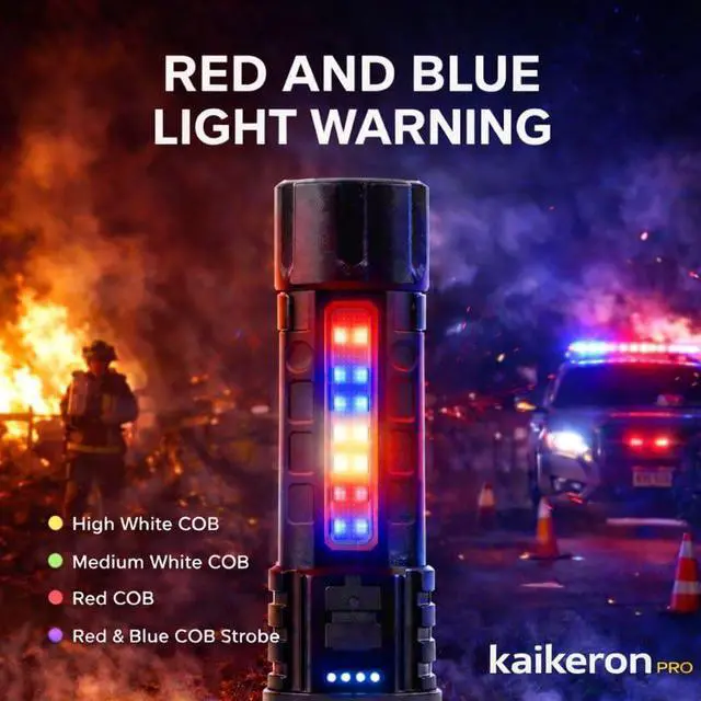 Alt view image 6 of 7 - Rechargeable Flashlights 2 Pack Tactical Flashlight Set Super Bright High Lumens Flash Light 7 Modes Zoomable Linterna Waterproof EDC Pocket Lights for Emergency Camping Home & Car USB-C