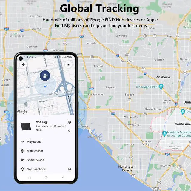 Alt view image 7 of 7 - Air-Tag Wallet Tracker Card Ultra Slim 1.6mm for Android & iOS, Dual System Rechargeable Item Locator Works with Google Find Hub or Apple Find My APP for Luggage, Suitcase, Passport, 2 Pack