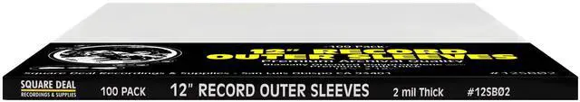 Alt view image 3 of 5 - (500-Pack) Premium 12" LP Record Outer Sleeves 2 Mil BOPP Crystal Clear, Flush Cut, Archival Quality Protection for Vinyl Albums