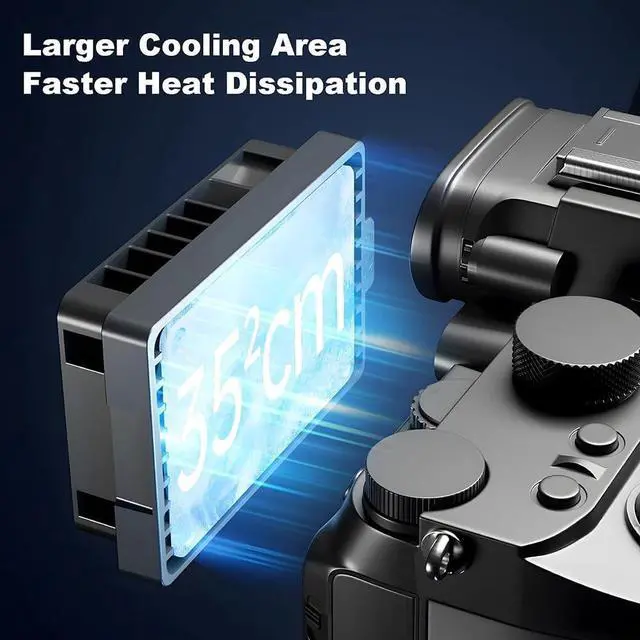 Alt view image 4 of 5 - Mcoplus Quiet Semiconductor Radiator Camera Heatsink Cooler Fan for Sony for Cano for Fuji for Nikon, Camera Cooling Fan for A7M4 ZVE1 A6700 A7C2 ZV E10 ZV1 for XT4 for R6 R7