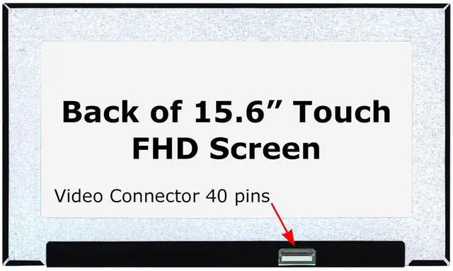Alt view image 2 of 5 - SCREENARAMA New Screen Replacement for B156HAK02.2, OnCell Touch, FHD 1920x1080, IPS, Matte, LCD LED Display with Tools