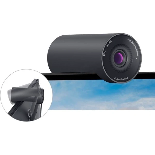 Alt view image 2 of 5 - Dell WB5023 Webcam - 4 Megapixel - 60 fps - Black - USB 2.0 Type A - 1 Pack(s)