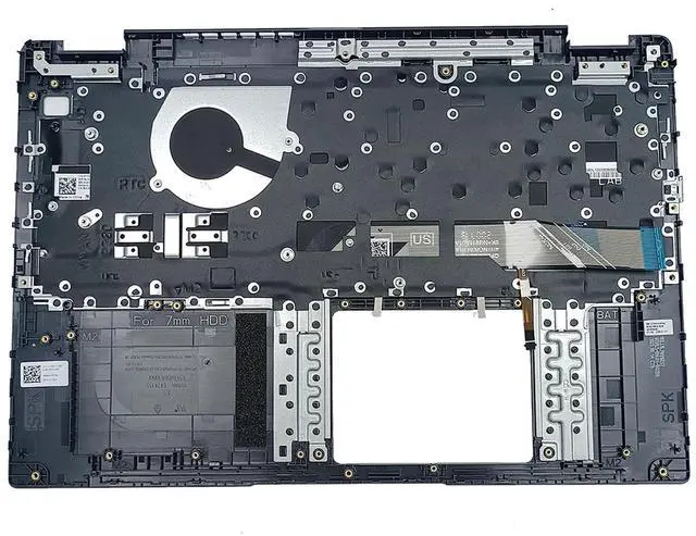 Alt view image 2 of 5 - Replacement for Dell Latitude 3510 E3510 Laptop Upper Top Cover Case Palmrest Backlit Keyboard Assembly Part 0JYG4Y JYG4Y Black