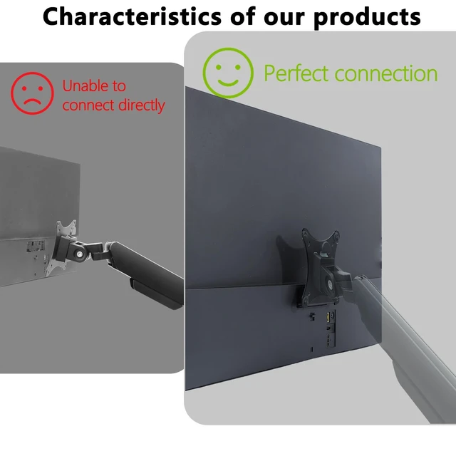 Alt view image 5 of 5 - L27q-10 VESA Adapter Compatible with Lenovo 27"X-Series and L-Serie Monitor
