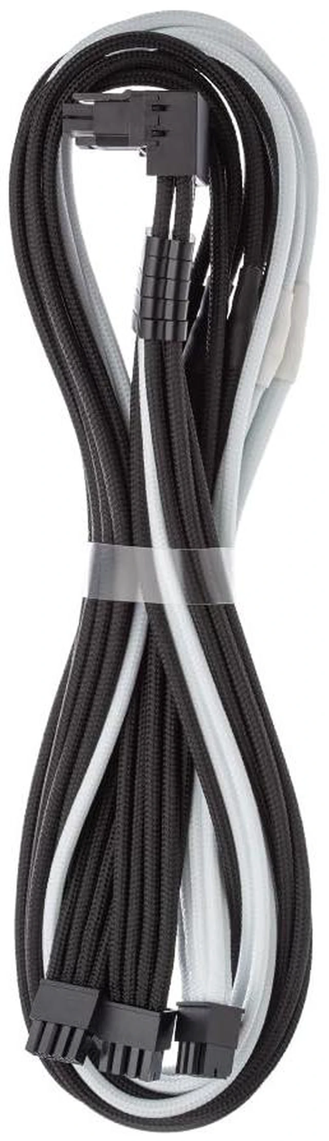 Main image of CableMod Pro ModFlex 12V-2x6 PCIe Cable for Corsair T5 (Blk+Wht, 3x8p,90A)