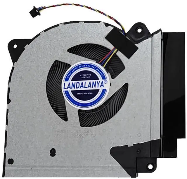Alt view image 3 of 5 - LANDALANYA Replacement New CPU and GPU Cooling Fan for ASUS G733CW G733CX G733CM Series 13NR08S0P0211 13NR08S0P0311 6033B0114101 6033B0114201 FPMF DFSCL42P1659 FPMD DFSCL42P065937 12V 0.6A Fan