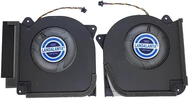 Alt view image 2 of 5 - LANDALANYA Replacement New CPU and GPU Cooling Fan for ASUS G733CW G733CX G733CM Series 13NR08S0P0211 13NR08S0P0311 6033B0114101 6033B0114201 FPMF DFSCL42P1659 FPMD DFSCL42P065937 12V 0.6A Fan