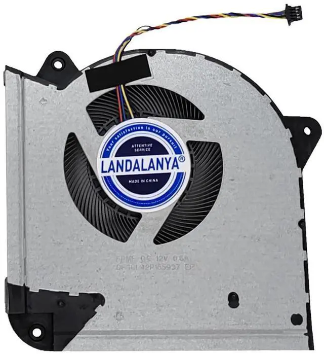 Alt view image 5 of 5 - LANDALANYA Replacement New CPU and GPU Cooling Fan for ASUS G733CW G733CX G733CM Series 13NR08S0P0211 13NR08S0P0311 6033B0114101 6033B0114201 FPMF DFSCL42P1659 FPMD DFSCL42P065937 12V 0.6A Fan