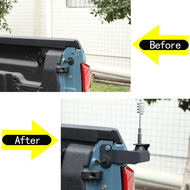 Alt view image 5 of 5 - Aunginsy Car Tailgate Antenna Bracket Compatible with Ford Maverick 2022 2023 2024 2025 Pickup Right Side Tailgate Antenna Mount Holder Rear Trunk Door Detale Holder Metal Base Exterior Accessories