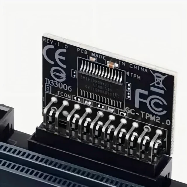 Alt view image 4 of 5 - HSSDTECH TPM 2.0 Module LPC 20Pin SLB9665 for Gigabyte GA-Z170X-Gaming
