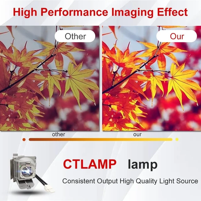 Alt view image 4 of 5 - CTLAMP A+ Quality MC.JMP11.003 Replacement Projector Lamp Bulb with Housing Compatible with ACER P1525