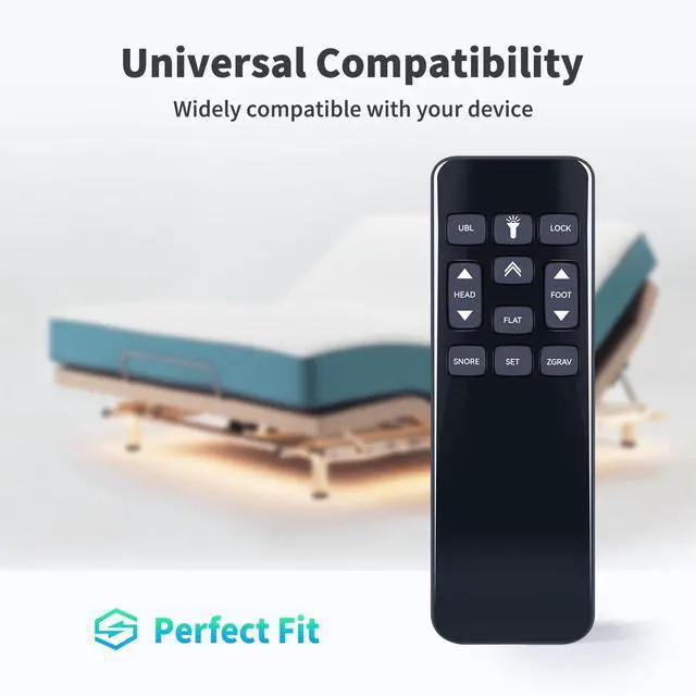 Alt view image 4 of 5 - Snrigw Replacement Remote Control for Leggett & Platt Richmat HJH173 Adjustable Bed Base