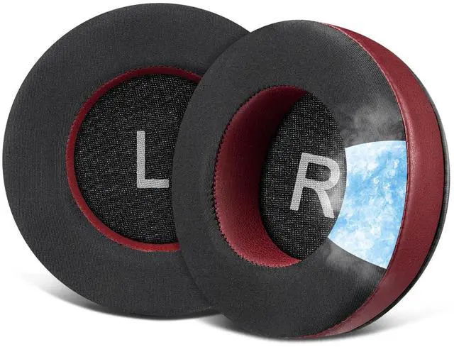 Main image of SOULWIT Cooling Gel Earpads Replacement for AKG Pro Audio K52 K72 K92 M220 K240 K241 K242 K271 K272 K340 K550 K551 K553 S MKII MK2, Ear Pads Cushions with Noise Isolation Foam - Burgundy