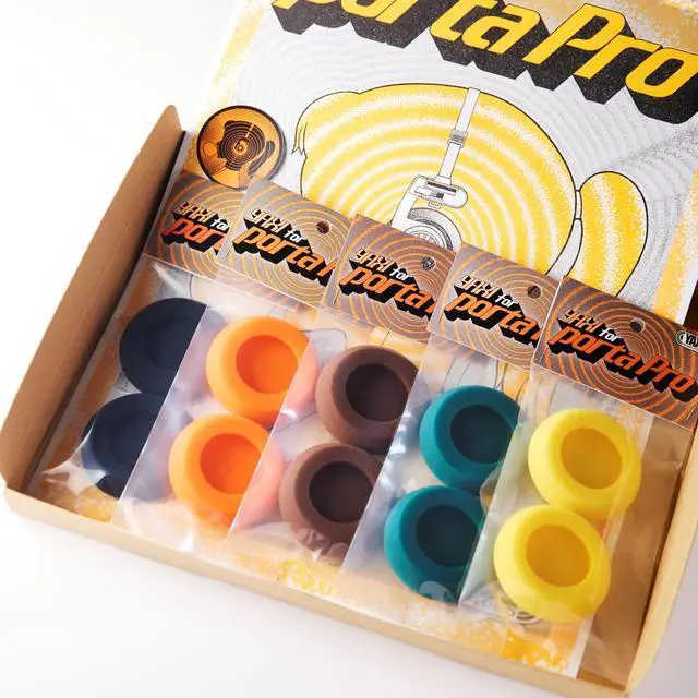 Main image of YAXI EARPADS for Koss PORTAPRO 5Pairs+Pouch ((BK+OG+BRN+Green+YE))
