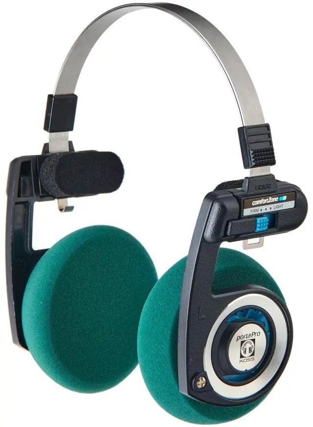 Alt view image 5 of 5 - YAXI EARPADS for Koss PORTAPRO 5Pairs+Pouch ((BK+OG+BRN+Green+YE))