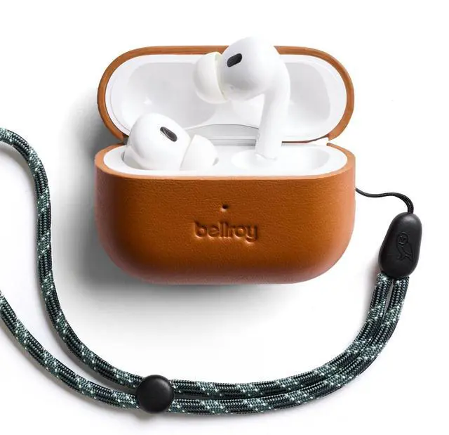 Alt view image 2 of 4 - Bellroy Pod Jacket Pro Second Edition (Leather Case for Apple AirPods Pro 3rd Generation) - Terracotta