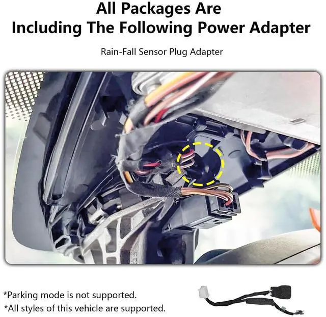 Alt view image 3 of 5 - Mangoal 4K Dash Cam Custom fit for Volkswagen Tiguan 2018-2024 Gen2 AD/BW (Model B Black), Integrated OEM Look, UHD 2160P Video, App & WiFi, Loop Recording, Easy to Install, GPS, 64GB Card
