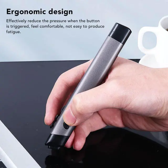 Alt view image 2 of 5 - SUNGOOYUE Optical Pocket Pen Mouse, 1200 DPI Optical Pen Mouse with and Air Dual Mode Support 2.4Ghz and Bluetooth Ways to Connect for PC Laptop PC Smartphone