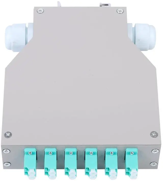 Main image of Duogalia LC-OM3 6 Duplex 12 Port DIN Rail Fiber Optic Enclosure ODF (Includes Pigtail and 6PC Coupler)