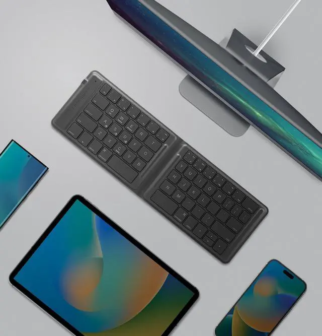 Alt view image 5 of 5 - UNIQ Better By Design Portable Keyboard (Green)