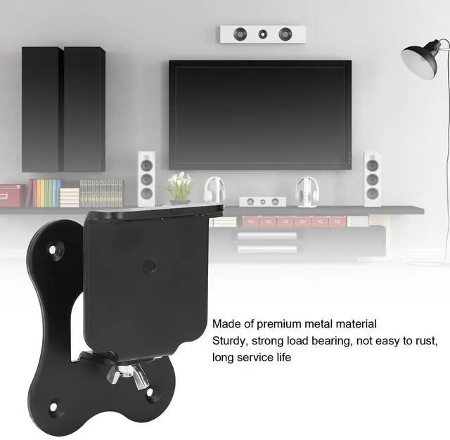 Alt view image 4 of 5 - Metal Wall Mount Bracket for HW Q990D HW Q990B HW Q990C HW Q930B HW Q930C SX Q990B,Speaker Wall Mount Bracket Metal Wall Fixed Stand Set,Speaker Wall Bracket