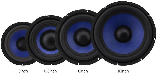Alt view image 4 of 5 - DriSentri 8 Inch Bass Loudspeaker Woofer Speaker, Wide Frequency Response Car Audio Stereo Speaker for Car Audio/Home Theaters, Blue
