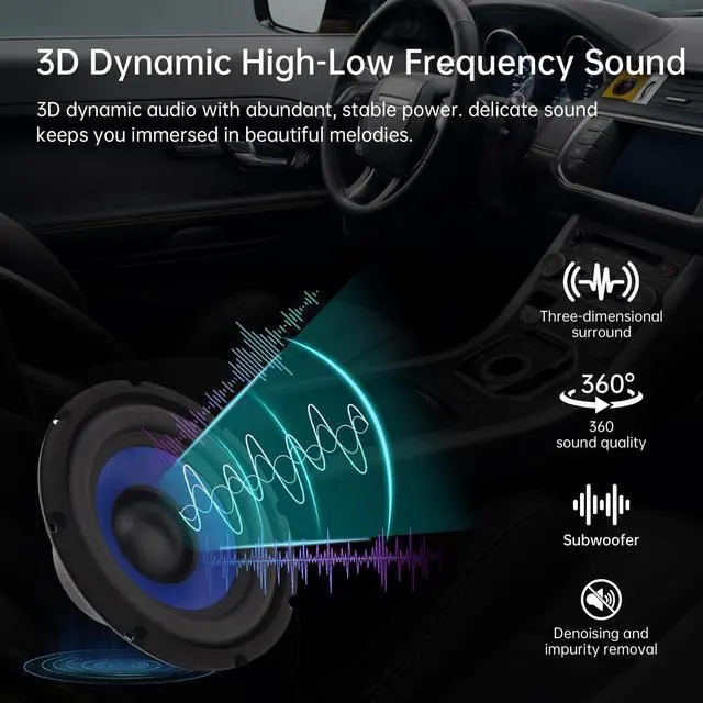 Alt view image 5 of 5 - DriSentri 8 Inch Bass Loudspeaker Woofer Speaker, Wide Frequency Response Car Audio Stereo Speaker for Car Audio/Home Theaters, Blue