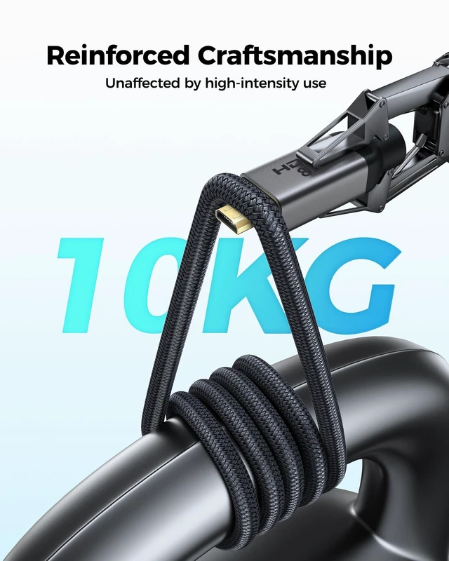 Alt view image 5 of 5 - Silkland 8K Micro HDMI to HDMI Cable 16.5FT, 48Gbps Micro HDMI 2.1 Adapter
