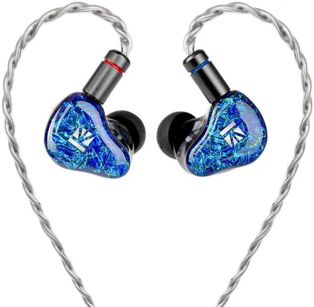 Main image of KBEAR Voyages in Ear Monitor Headphones, 1DD + 3BA Hybrid HiFi IEMs with 8mm Liquid Silicone Driver, 3D-Printed Resin Shell, 5N OFC Silver-Plated 2PINS Cable for Musician Audio Engineer (without mic)