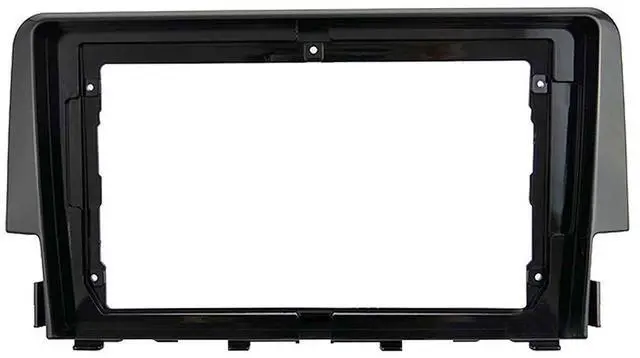 Main image of 9'' Car Radio Stereo Dash Frame Fascia Bezel Panel Compatible for Honda Civic 2016 17 18 19 Mount Kit