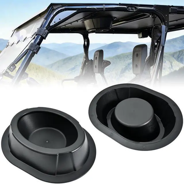 Main image of KEWISAUTO UTV Roof Speakers Pods for Can-Am/Polaris/Kawasaki/Honda/Yamaha Accessories, Durable Universal 6x9 Overhead Speakers Panels Enclosures Holder(2PCS, Support Most of 6 by 9 Inch Speakers)