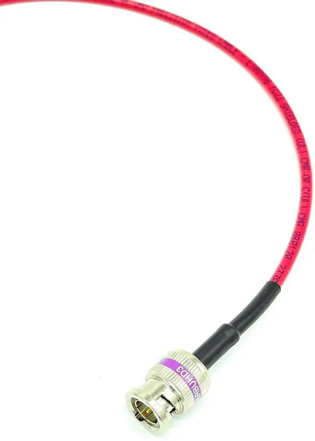 Alt view image 3 of 4 - AV-Cables 12G 4K HD SDI BNC - BNC Cable 4855R Mini RG59 (35ft, Red)