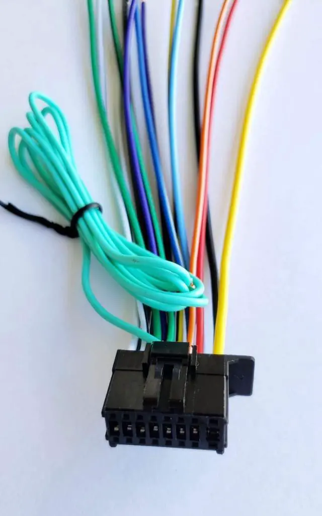 Alt view image 2 of 4 - 16 Pin Pioneer AVH-120BT / AVH-W4500NEX / DMH-1500NEX / DMH-2660NEX / DMH-W4600NEX / DMH-WT7600NEX Auto Stereo Wiring Harness