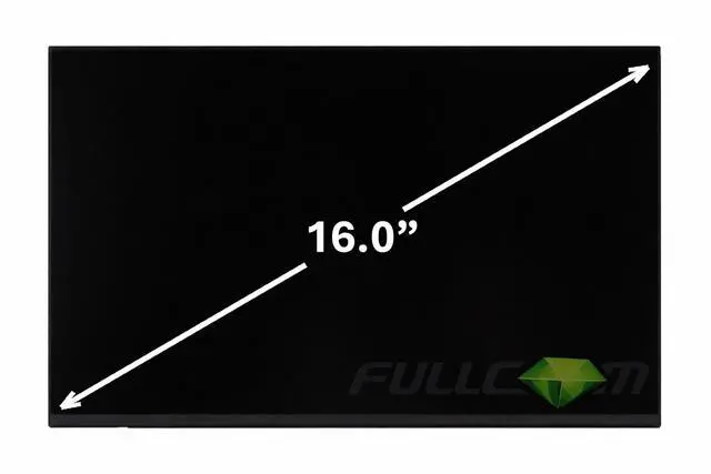 Alt view image 3 of 5 - Fullcom New LCD Replacement Screen (Non Touch) 16.0 Inch IPS (No Brackets) LP160WU1-SPD1 WUXGA 1920x1200 30 Pin Matte for Dell DP/N DPN FNPN5 0FNPN5 OFNPN5 for Laptop/Display/Screen/LCD Application