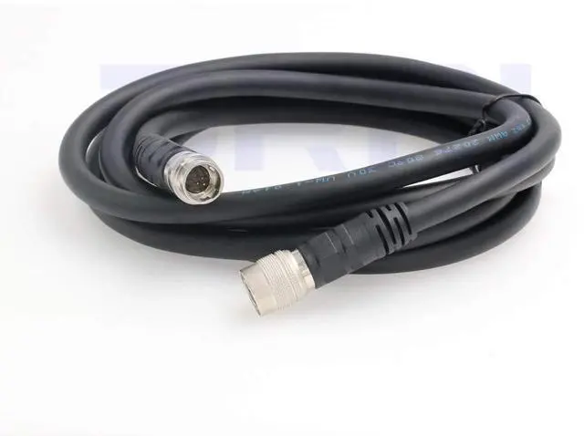 Alt view image 2 of 5 - DRRI Hirose HR10A-10P-12S to HR10A-10J-12P Extension Coaxial Cable fr SFCC CCD Camera (10M)