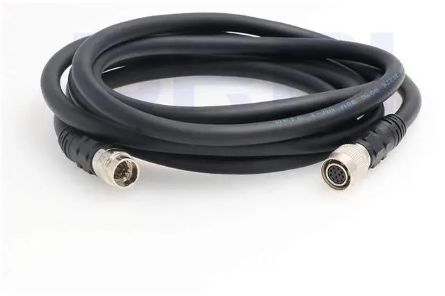 Alt view image 3 of 5 - DRRI Hirose HR10A-10P-12S to HR10A-10J-12P Extension Coaxial Cable fr SFCC CCD Camera (10M)
