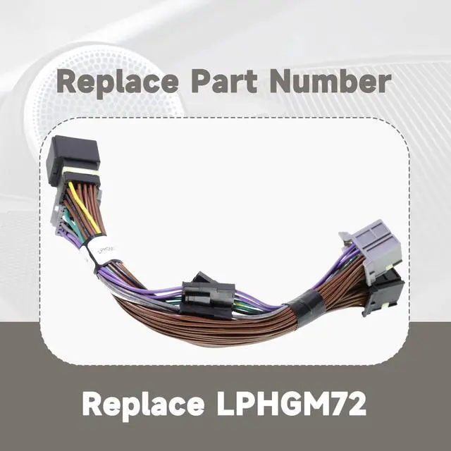 Alt view image 4 of 5 - ECOMARK Integration T-Harness fit for GM iOS IOT Non Amplified Vehicles 2019 2020 2021 2022 Replace LPHGM72