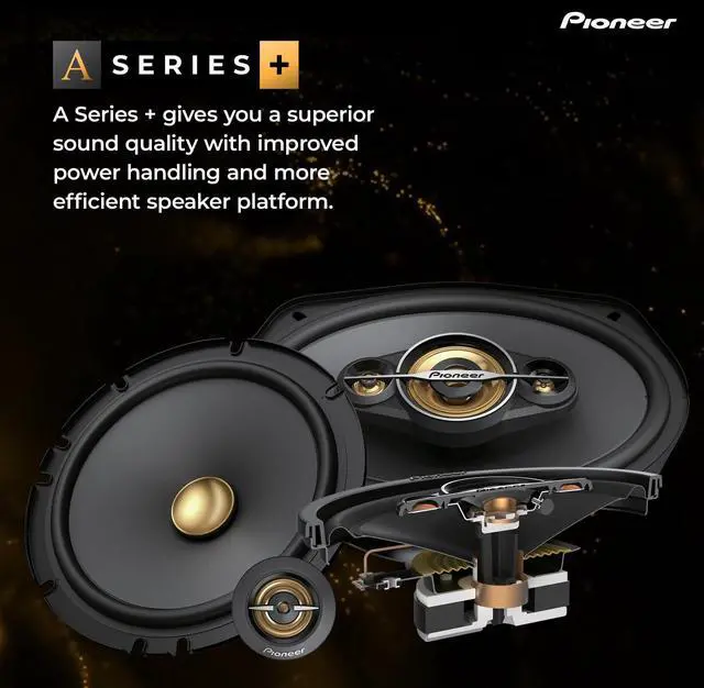 Alt view image 2 of 5 - PIONEER A-Series PlusTS-A6901C 6 x 9 2-Way Speakers (Pair) 450W Max, Crisp Highs + Clear Vocals, Enhanced Bass, Ideal Factory Upgrade, Installation Adaptors Included