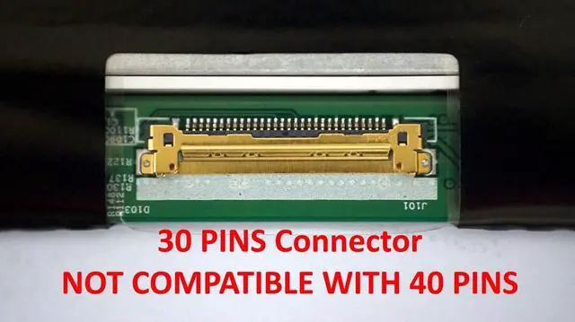 Alt view image 4 of 5 - FULLCOM New LCD Replacement Screen 15.6 Inch LP156WHB-TPC1 HD 1366x768 (with Brackets) 30 Pin Glossy for Laptop/Display/Screen/LCD Application