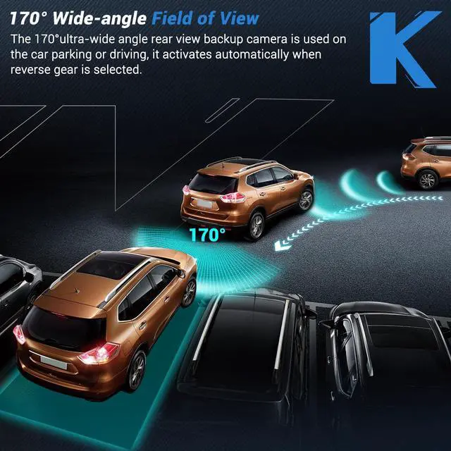 Alt view image 3 of 4 - KUTTOLE Rear View Backup Camera Compatible with Dodge Journey 2011 2012 2013 2014 2015 2016 2017 2018 2019 2020 Park Assist Camera 170 HD Night Vision Waterproof Rear Camera