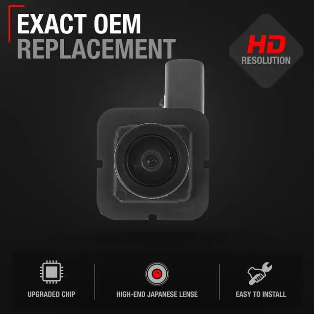 Alt view image 2 of 5 - Rear View Camera Compatible with 2015-2018 Ford Focus ST, Sedan, Electric, Hatchback