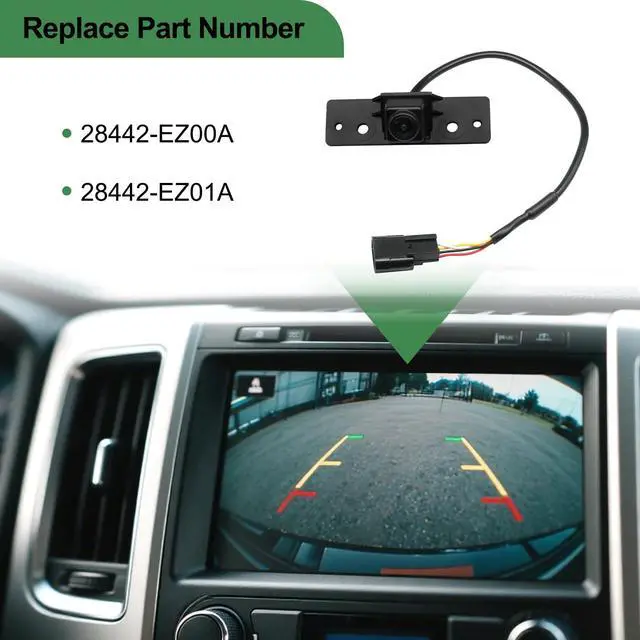 Alt view image 2 of 5 - Weonaroll Rear Back View Camera Fit for Nissan Titan/Titan XD 2016-2024 5.0L 5.6L Backup Parking Assist Camera Assembly w/o AVM SVM Replace 28442-EZ00A 28442-EZ01A