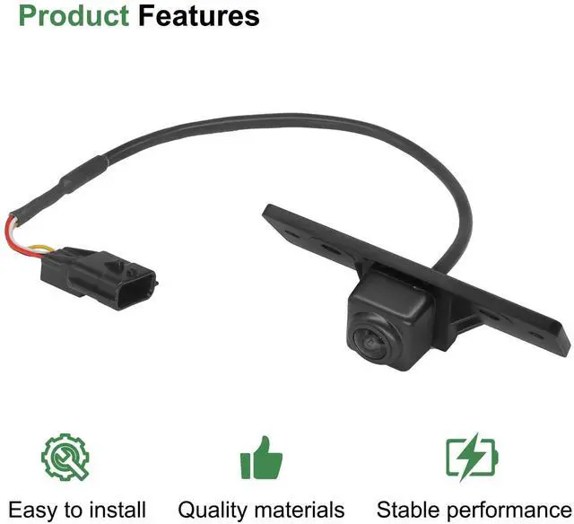 Alt view image 4 of 5 - Weonaroll Rear Back View Camera Fit for Nissan Titan/Titan XD 2016-2024 5.0L 5.6L Backup Parking Assist Camera Assembly w/o AVM SVM Replace 28442-EZ00A 28442-EZ01A