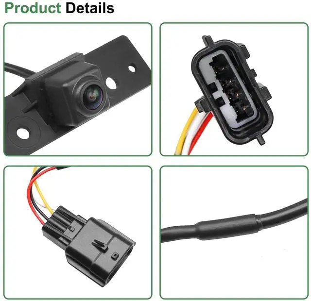 Alt view image 5 of 5 - Weonaroll Rear Back View Camera Fit for Nissan Titan/Titan XD 2016-2024 5.0L 5.6L Backup Parking Assist Camera Assembly w/o AVM SVM Replace 28442-EZ00A 28442-EZ01A