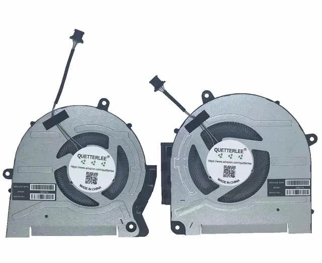 Alt view image 2 of 2 - QUETTERLEE New Laptop CPU + GPU Cooling Fan for HP Envy 17-CH 17X 17M-CH 17-CH0008CA 17-CH0010CA 17T-CH 17T-CH000 TPN-W148 Series EG50050S1-1C160-S9A EG50050S1-1C170-S9A M45786-001 M45787-001 Fan