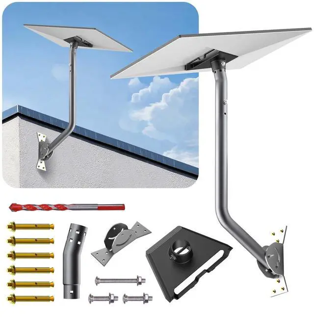 Main image of 22 Inch Gen 3 Mount for Starlink, Adjustable Mounting Kit Compatible with V3 Starlink Standard Dish, Long Wall/Roof Mount for Starlink