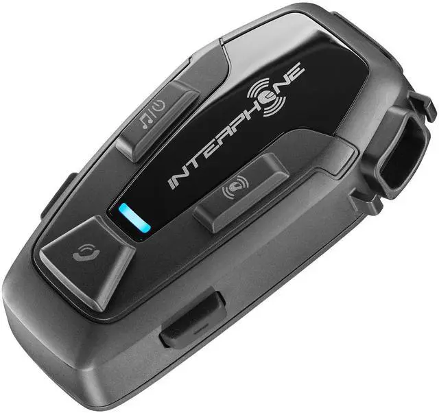 Alt view image 3 of 5 - INTERPHONE UCOM7 - Motorcycle Bluetooth Communication - 4 Riders up to 1 Km Range - Battery 15Hr - Helmets Headset Compatible TFT and GPS - DSP and Noise Control - Waterproof IP67 - Twin Pack