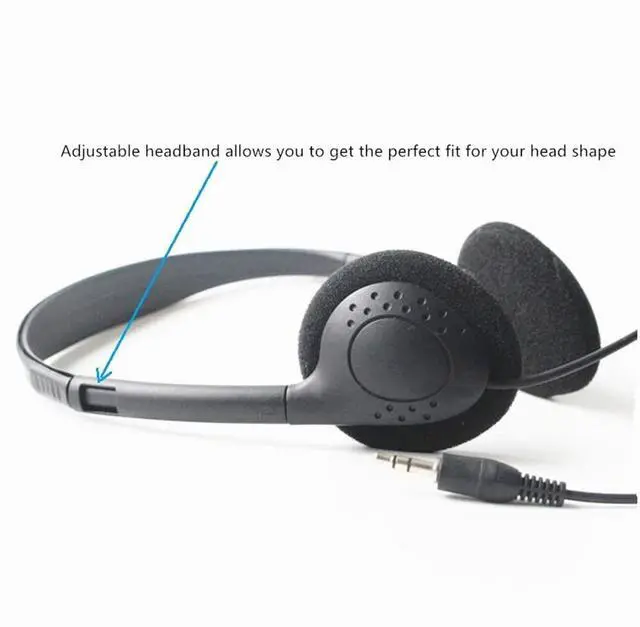 Alt view image 4 of 5 - Saidbuds Bulk Classroom Headphones Low Cost Headsets Disposable on Ear Headphones for School Kids,Libraries,Museums,Hotels,Hospitals,Gym (25 Pack)